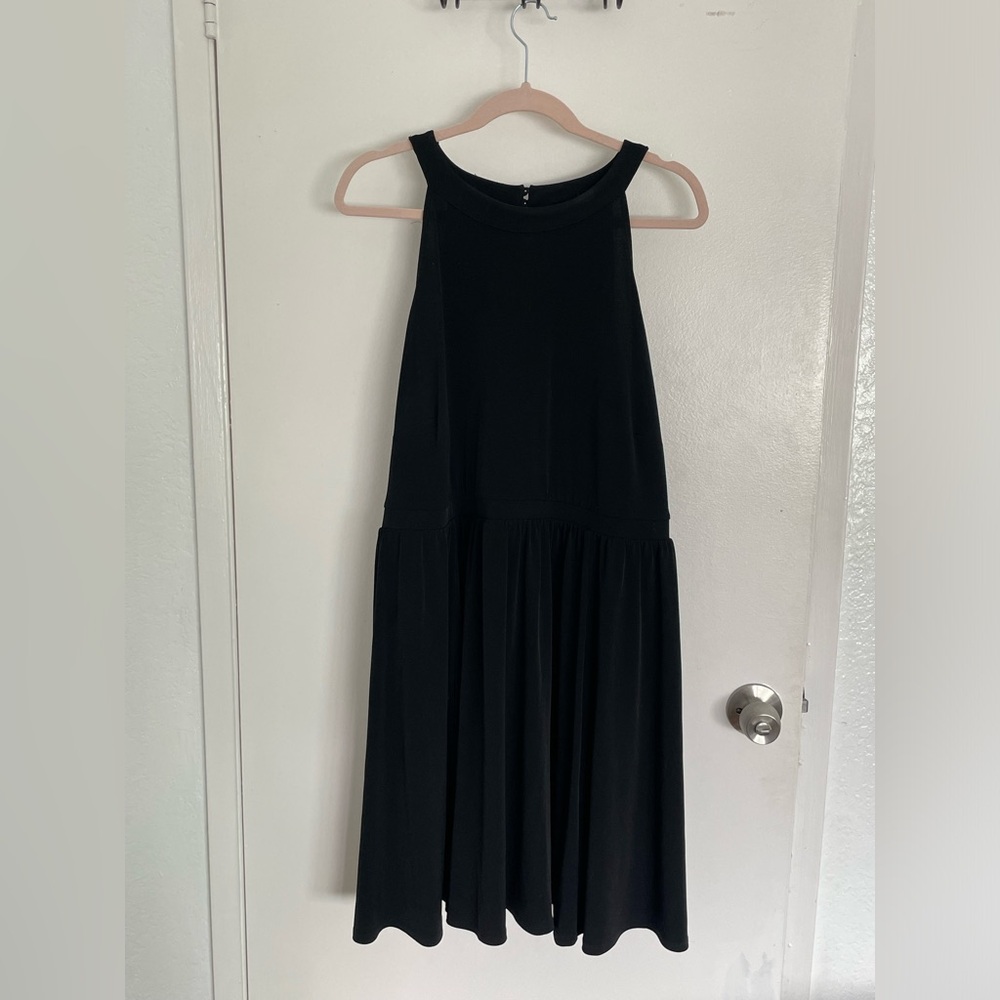 Torrid Mini Studio Knit Halter Skater Dress